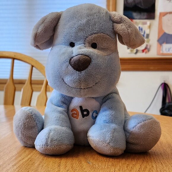 Carter's "Just One You" Blue ABC Puppy Stuffed Animal Toy - Picture 3 of 14